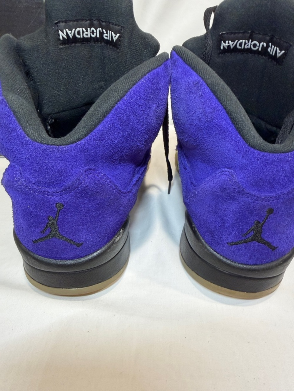 Nike Air Jordan 5 Alternate Grape Purple Suede Retro Sneakers Men’s 8 - Picture 16 of 16